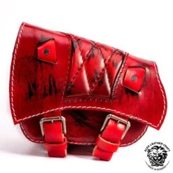 Sitz Und Satteltasche Für Triumph Bonneville Bobber Rot Und Schwarz Rautenmuster -Alex Leather Craft Verkäufe seat and saddlebag for triumph bonneville bobber red and black diamond 3 1000x1000 1