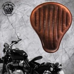 Sitz Und Satteltasche Für Triumph Bonneville Bobber Vintage Braun V2 -Alex Leather Craft Verkäufe seat and saddlebag for triumph bonneville bobber vintage brown v2 5 1000x1000 1
