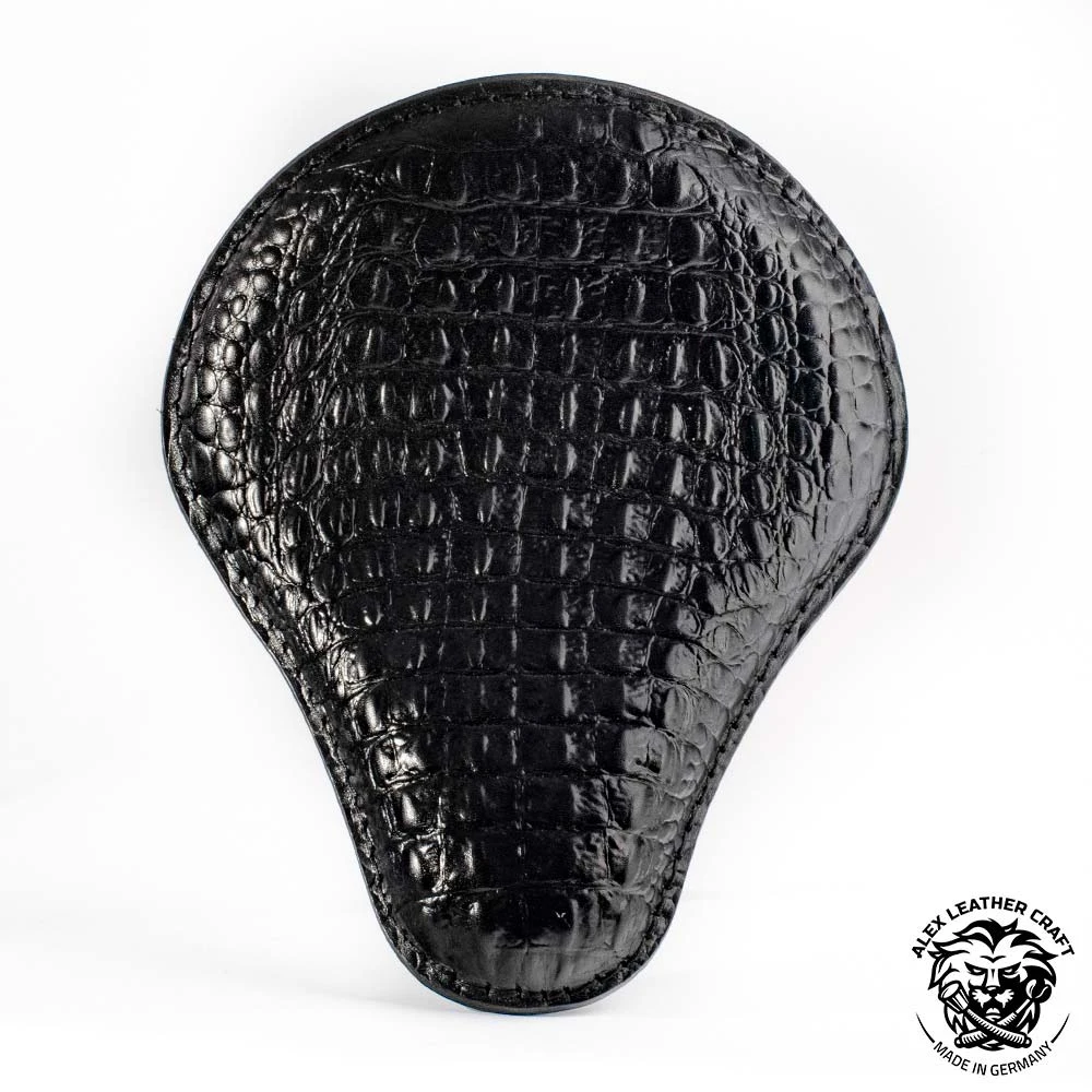 Solo Sitz Harley Davidson Sportster 04-22 Kroko Schwarz 4 Solo Sitz Harley Davidson Sportster 04-22 Kroko Schwarz – Bild 2