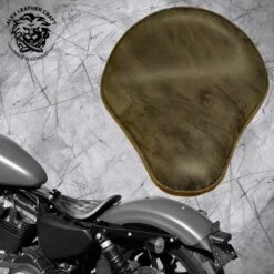 Solo Sitz Harley Davidson Sportster 04-22 Büffel Grau