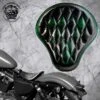 Solo Sitz Harley Davidson Sportster 04-22 Emerald Rautenmuster