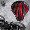 Solo Sitz Harley Davidson Sportster 04-22 Optimus Dunkle Kirschfarbe