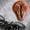 Solo Sitz Harley Davidson Sportster 04-22 Kurz Vintage Braun V2