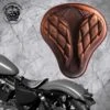 Solo Sitz Harley Davidson Sportster 04-22 Kurz Vintage Braun V3