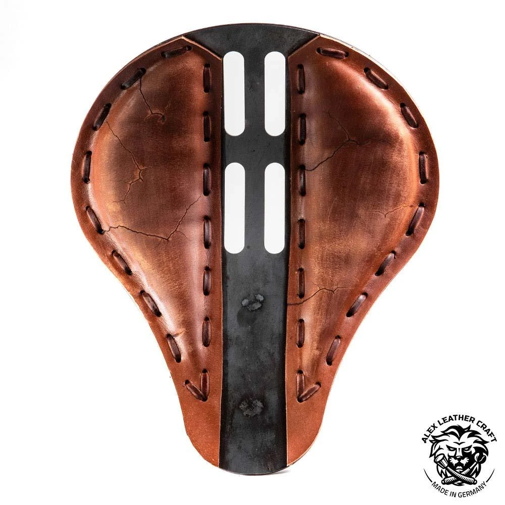 Solo Sitz + Montage Kit Harley Davidson Sportster 04-22 4Fourth Electro Vintage Braun Metall 4 Solo Sitz + Montage Kit Harley Davidson Sportster 04-22 4Fourth Electro Vintage Braun Metall – Bild 2