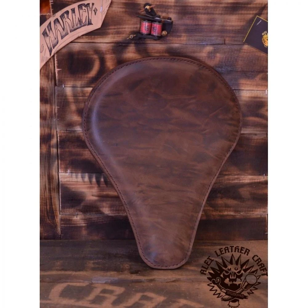 Solo Sitz + Montage Kit Harley Davidson Sportster 04-22 Lang Büffel Mocca 4 Solo Sitz + Montage Kit Harley Davidson Sportster 04-22 Lang Büffel Mocca – Bild 2