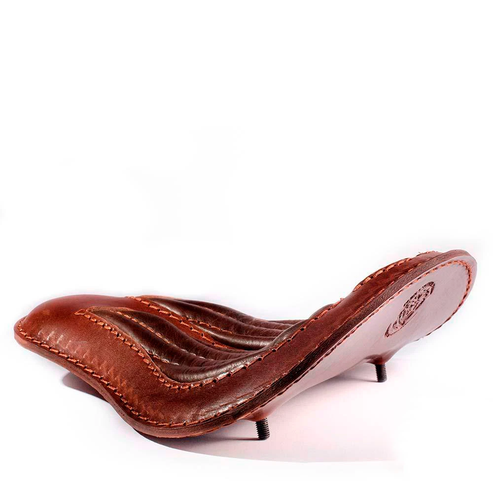 Solo Sitz + Montage Kit Harley Davidson Sportster 04-22 Kurz Büffel Braun V2 6 Solo Sitz + Montage Kit Harley Davidson Sportster 04-22 Kurz Büffel Braun V2 – Bild 4