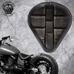 Solo Sitz Yamaha Drag Star 650 (V Star Und Montage Kit Schildkröte Vintage Schwarz