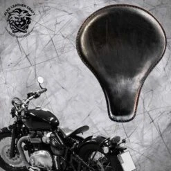 Triumph Bonneville Bobber Sitz Ab 2016 Lang Vintage Schwarz