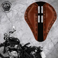 Triumph Bonneville Bobber Sitz Ab 2016 4Fourth Braun Metall