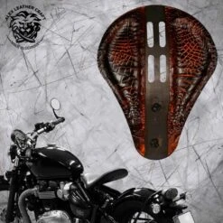 Triumph Bonneville Bobber Sitz Ab 2016 Standard 4Fourth Kroko Tan