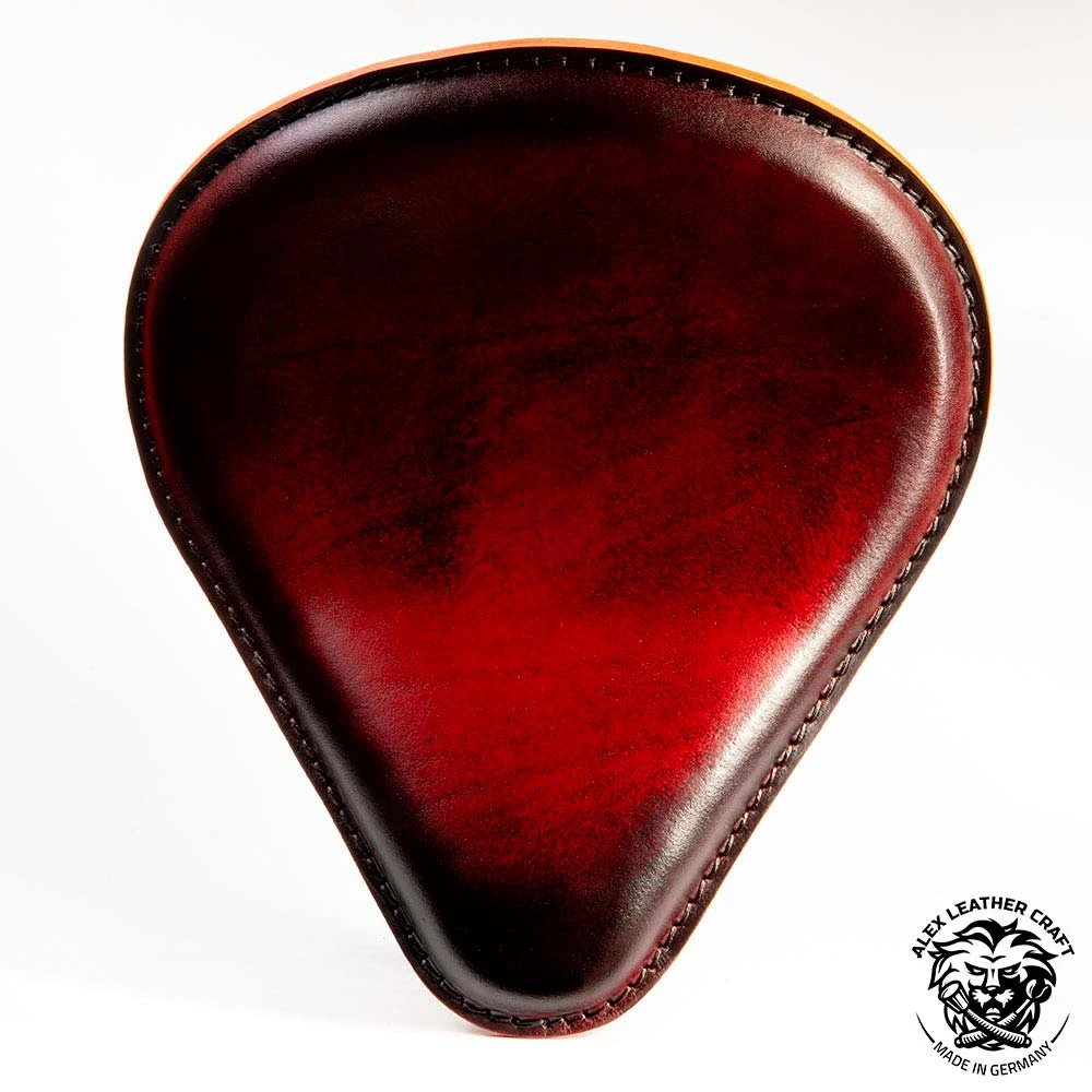 Triumph Bonneville Bobber Sitz Ab 2016 Tropfen Vintage Rot 4 Triumph Bonneville Bobber Sitz Ab 2016 Tropfen Vintage Rot – Bild 2