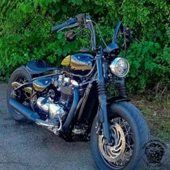 Triumph Bonneville Bobber Sitz Ab 2016 Spider Schwarz V2 -Alex Leather Craft Verkäufe triumph bonneville bobber seat since 2016 spider black v2 7 1000x1000 1