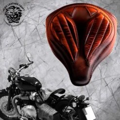 Triumph Bonneville Bobber Sitz Ab 2016 Spider Vintage Sattel Tan V2