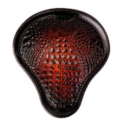 Triumph Bonneville Bobber Sitz Ab 2016 Luxus Kroko Schwarz Tan -Alex Leather Craft Verkäufe triumph bonneville bobber seat since 2016 standard alligator black and tan 2 1000x1000 1