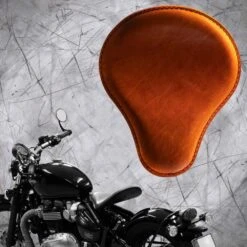 Triumph Bonneville Bobber Sitz Ab 2016 Standard Büffel Cognac