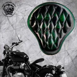 Triumph Bonneville Bobber Sitz Ab 2016 Standard Emerald Rautenmuster