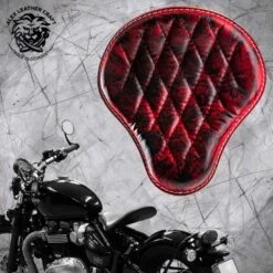 Triumph Bonneville Bobber Sitz Ab 2016 Standard Rot Und Schwarz V3