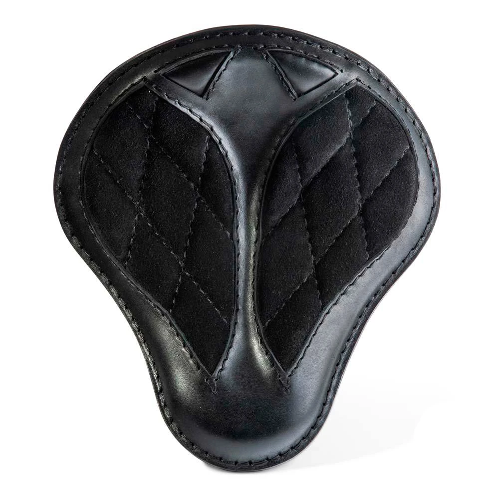 Triumph Bonneville Bobber Sitz Ab 2016 Standard Kurz Samt Schwarz Rautenmuster 4 Triumph Bonneville Bobber Sitz Ab 2016 Standard Kurz Samt Schwarz Rautenmuster – Bild 2