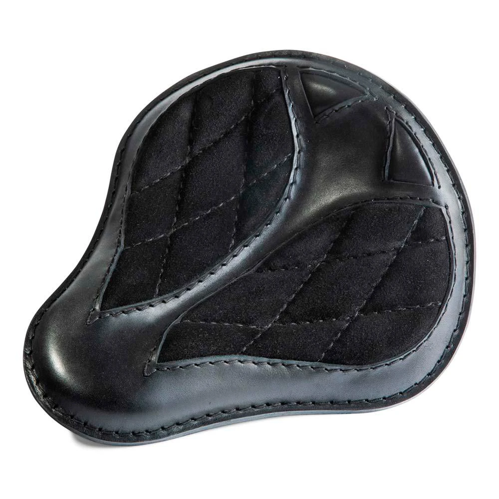 Triumph Bonneville Bobber Sitz Ab 2016 Standard Kurz Samt Schwarz Rautenmuster 5 Triumph Bonneville Bobber Sitz Ab 2016 Standard Kurz Samt Schwarz Rautenmuster – Bild 3